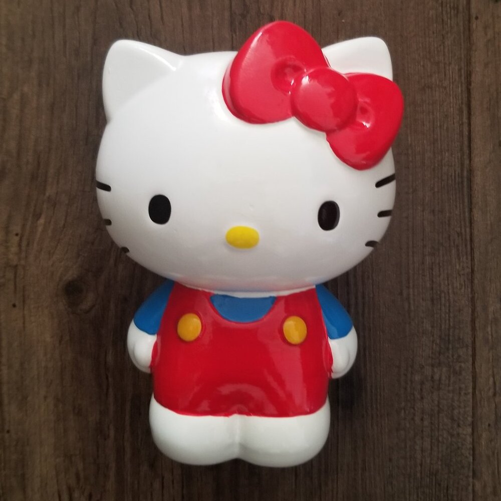 Hello Kitty 6-Inch Ceramic Character Coin Money Bank Storage 
